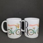 Couple mug design with name initial