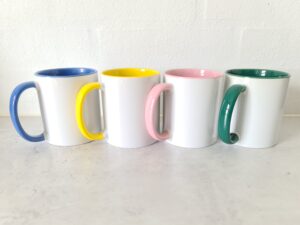 Orca colored candy mugs
