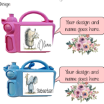 Personalized Lunchbox with waterbottle
