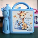 Lunchbox with waterbottle Blue