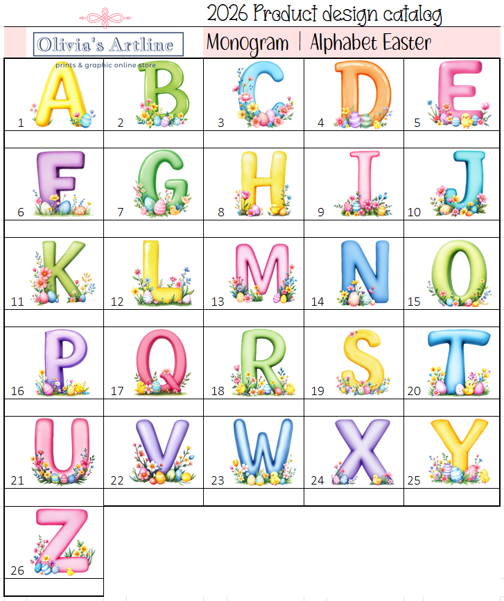 Standard Lunchbox with easter design alphabet - Image 9