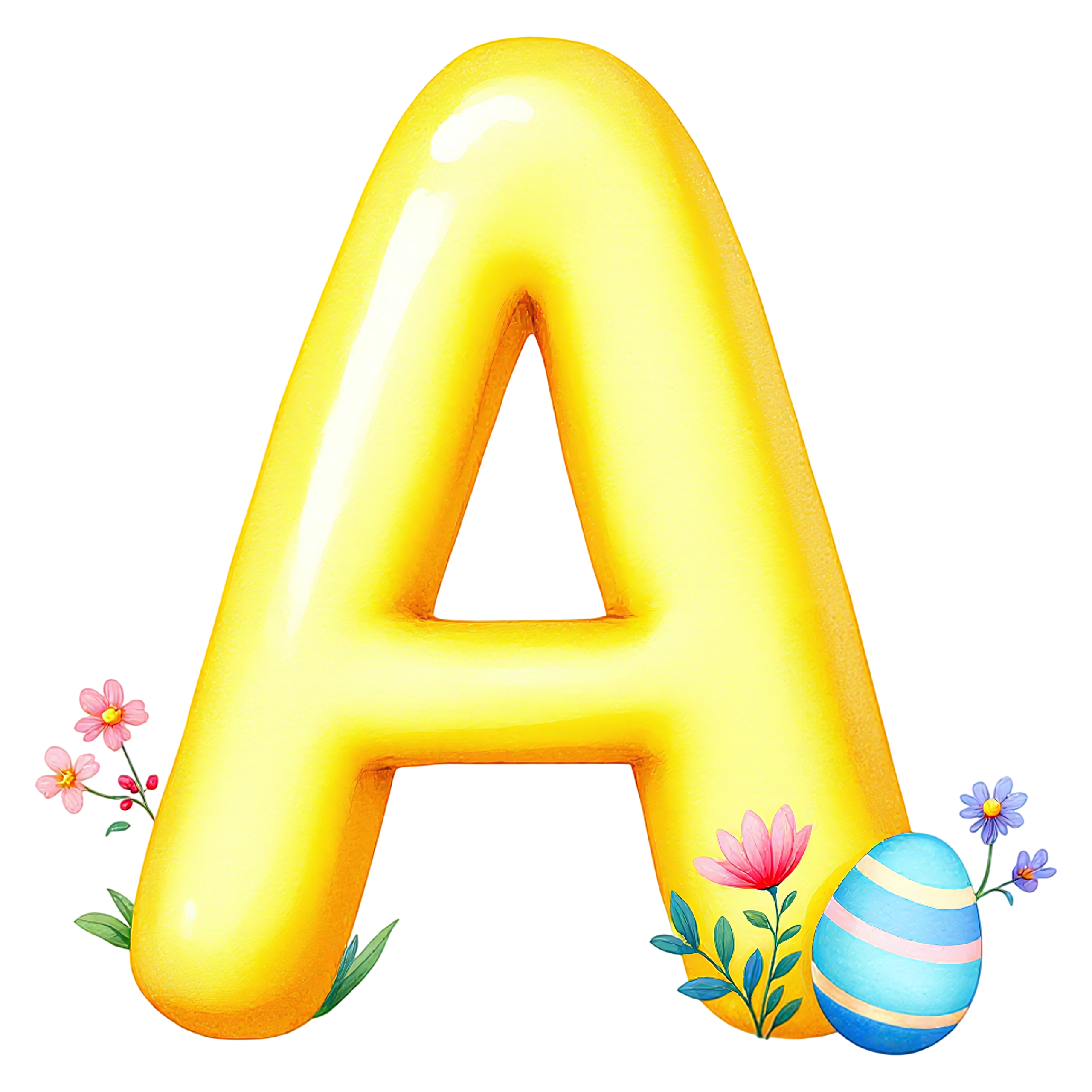 Standard Lunchbox with easter design alphabet